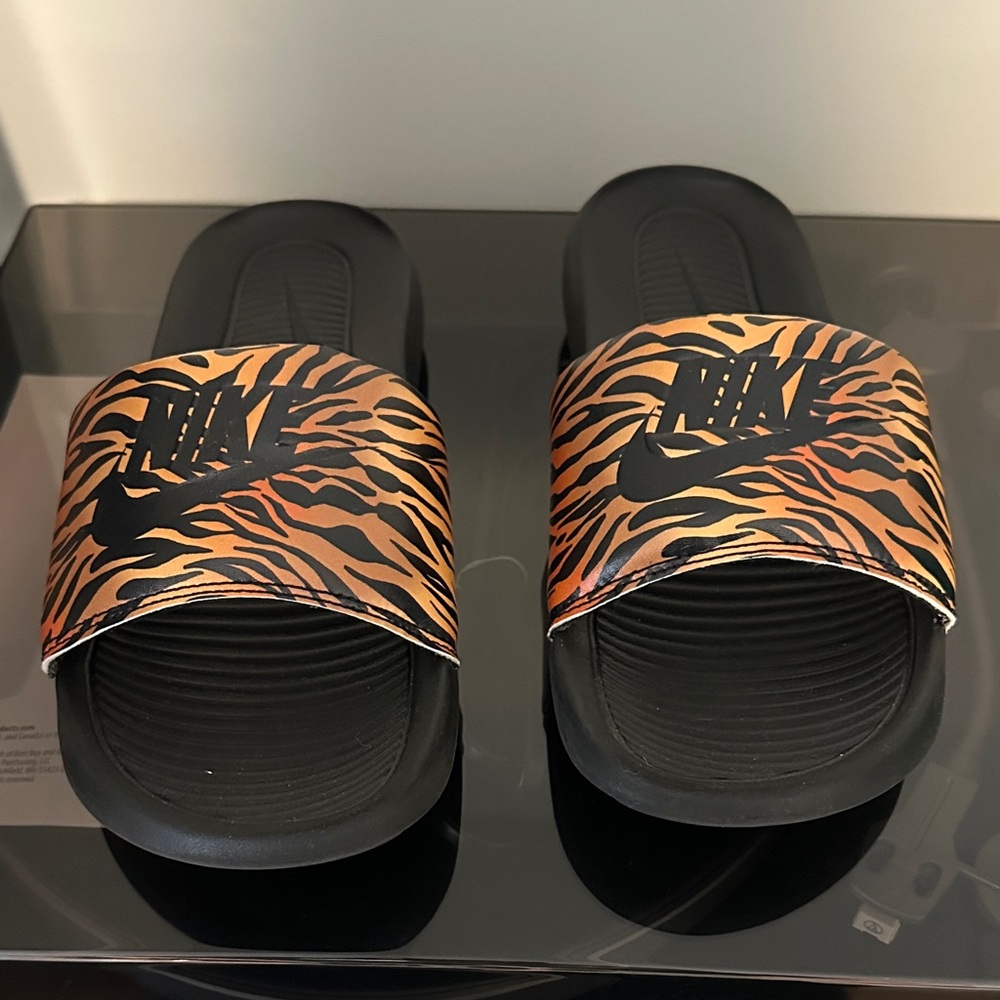 Nike Tiger Print Slides